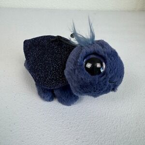 Jellycat Frizzles Beetle Navy Blue Bug 6" Plush Retired Sparkly Wings - RARE!